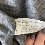 ZARA Jumpsuit Women S Gray Split V-Neck Bodice Short Sleeve Skinny Leg Ribbed Photo 9