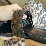 FREEBIRD by Steven Freebird ginger braided distressed black leather sandals Photo 3