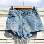 SL8 distressed Ripped American Flag 🇺🇸 Denim Shorts Blue Size 29 Photo 2