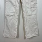 PTCL Cream Wide Leg Cargo Jeans Size 27 Photo 5