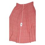 Talbots Vintage 70s Midi Flare Skirt Red Floral sz 12 Bohemian Prairie Photo 5