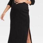 {XL} The Nines by HATCH for Target Black Jersey Knit Ribbed Bodycon Dress Size undefined Photo 0