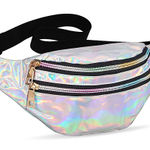 *NWT* Silver Holographic Fanny pack Photo 0