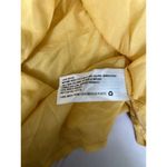 Isabel Maternity  Short Sleeve V-Neck Button Front Top Yellow Sz M NWT Photo 3