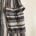 Gorman Woven Knit Textured Stripes Button Front Pockets Skirt Blue Size 0 Photo 1