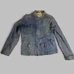 Liz Claiborne Villager Stretch Denim Jean Jacket Size 14 Photo 2