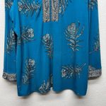 Charter Club Floral Top Womens 2X Long Length Stretch Mature Workwear Casual Photo 3