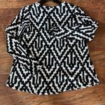 Show Me Your Mumu Pullover Sweater COZY COWGIRL WESTERN SOUTHWESTERN Black White Photo 3