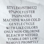 Elementz  Black and white striped button up blouse. New! Photo 7