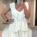 Rachel Pally White Ruffle Dress Photo 0