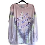 Wildfox NWT Lonely Hearts Club Roadtrip Holographic Tie Dye Sweatshirt Photo 7