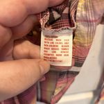 Mossimo Womens Flannel‎ Western Top L Pink Plaid Pearl Snap Long Sleeve Jrs NWT Size L Photo 6