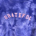 Spiritual Gangster  Grateful Tie Dye Sweatshirt Purple Pink Size M EUC Photo 2