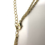 Blue and black double chain long necklace Photo 6