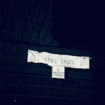 Love Tree  BLACK SUPER BOHO Copa Smocked Cropped Tank Top with Ruffle Sleeves Photo 12