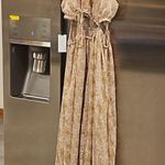 ASTR ππ Mid Cutout Sleeveless Maxi Dress ~ Green Watercolor Medium M NWT Photo 8