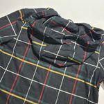 Pendleton  Wool Hooded Full Zipper Top Check black w/ multi color stripes Size S Photo 5