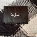 Rails  Hunter Cabincore L/S Button Down Flannel Ebony & Ivory Plaid Size SMALL Photo 1