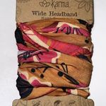 Karma Wide Red Floral Headband Photo 0