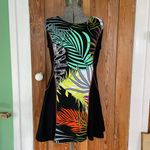 Michael Tyler Tropical Print Fit and Flare Mini Dress Photo 9