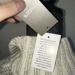 Chico's  Connie Cable Cardigan Wrap Sweater White Ecru Size 1 Medium / US 8 NWT Photo 2