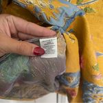 Arianne Elmy Yellow Jacquard Good Luck Dress Floral Long Sleeve Dress Photo 4