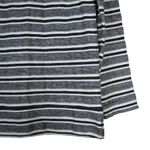 Lou & grey Womens S Grey Striped Long Sleeve Top Photo 4