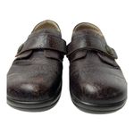 Alegria Brown Leather Espresso Gale Slip On Joleen Comfort Shoes Size 12 Photo 4