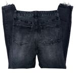 Celebrity Pink Button Fly Black Distressed Jeans Size 9 Photo 6