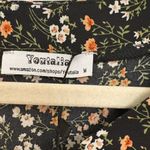 Black Floral Long Sleeve Blouse ā Size M ā Business Casual NWT Size M Photo 2