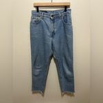Levi's Vintage 551 Relaxed Fit Tapered Leg Jeans Size 12 Long Modern 8/10 Blue Photo 3