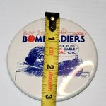 Bay State Bombardiers Catch Us On NESN CABLE/WORC 1310 Button Pin 3" Vtg Red Photo 2