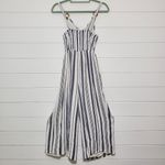 American Eagle | Striped Wide Leg Romper Jumpsuit with Pockets. Size: M Photo 2