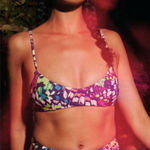 ANDIE Swim The Molokai Bikini Top in Butterfly Print Brand Size XL NWT Photo 0