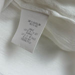 Helmut Lang P / XS Mist Oversized Viscose Button Down Optic White Professional Photo 8