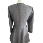 DKNY Gray A Line Full ZipLong Sleeve Jacket Dress Size 4 Photo 7