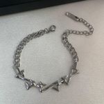 Link Chain Bracelet for Men Women Streetwear Punk Hip Hop Unisex Style Silver Photo 3