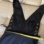 Finders Keepers  Black Amos Dress Size Slits Cut Outs‎ Lace Up Maxi Size Small Photo 10