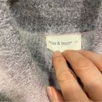 Adorable NWT super fuzzy soft pastel ombre turtleneck sweater Purple Photo 6