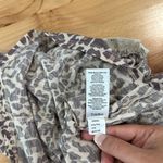 Nation Ltd  Melanie Smocked Peasant Tee Blouse animal print size small Photo 7