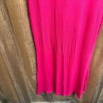 Popilush Hot Pink Ribbed Shapewear Crewneck Maxi Dress 4XL NWT Size 4X Photo 3