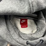 Nike  Foil Rally Hoodie Sweatshirt Gray Pullover Drawstring Funnel‎ Neck Women XL Photo 2