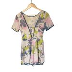 Adelyn Rae Women's Floral pastel Romper Dress Size S Party/Cocktail Photo 3