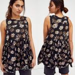 Free People Womens Madison Floral Print Tank Top Dress Dark Combo Womens Size S Photo 1