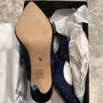 Kurt Geiger Blue Duke Drench 100 Crystal-Embellished Mules Heels Size 41 NEW Photo 5