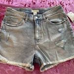 H&M NWT Denim Shorts Distressed Light Wash High Waisted Women's Size 8 summer Photo 0