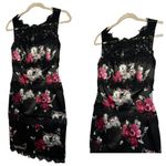 White House | Black Market Ladies Floral Silky Lace Sleeveless Midi Dress SZ 0 Photo 1