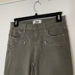 Paige  olive green indio zip ankle jeans size US 6 Photo 1