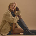 Pilcro Anthropologie  Tall Moto Leather Boots Photo 0