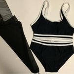 Teens’Black and White Bikini Set 3 pieces Sz 11 Photo 2